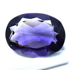 Natural Amethyst AA+ CERTIFIED Loose Gemstone Purple 104.05 Ct Oval Shape