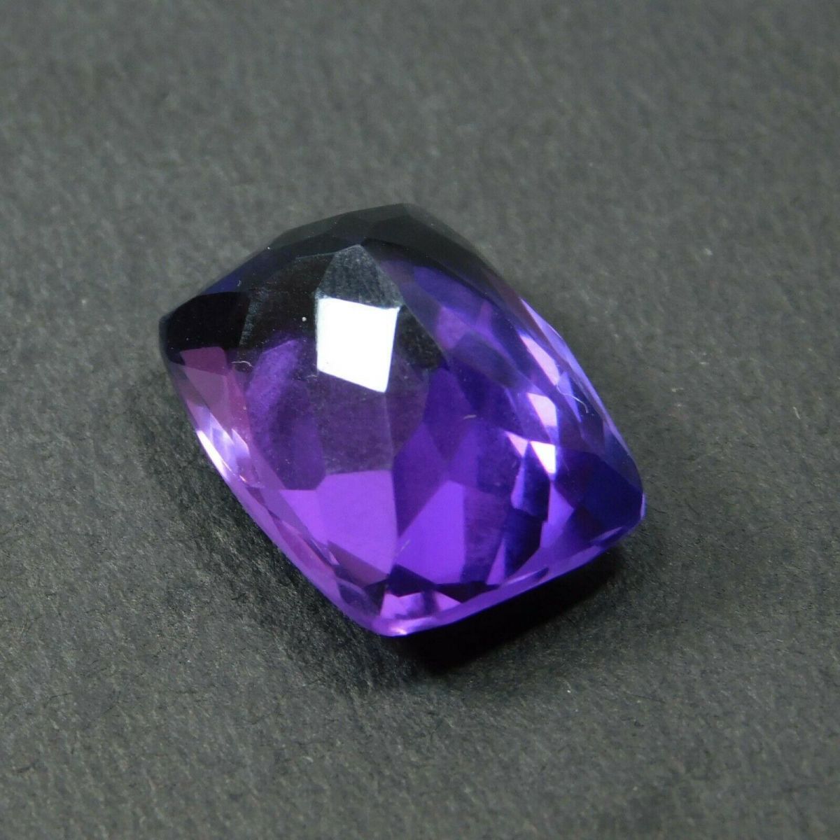 10 Ct Natural CERTIFIED Gemstone Amethyst Purple Cushion Shape  loose