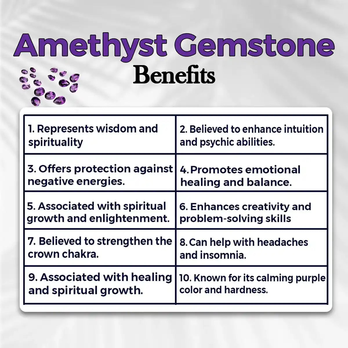 certified amethyst stone