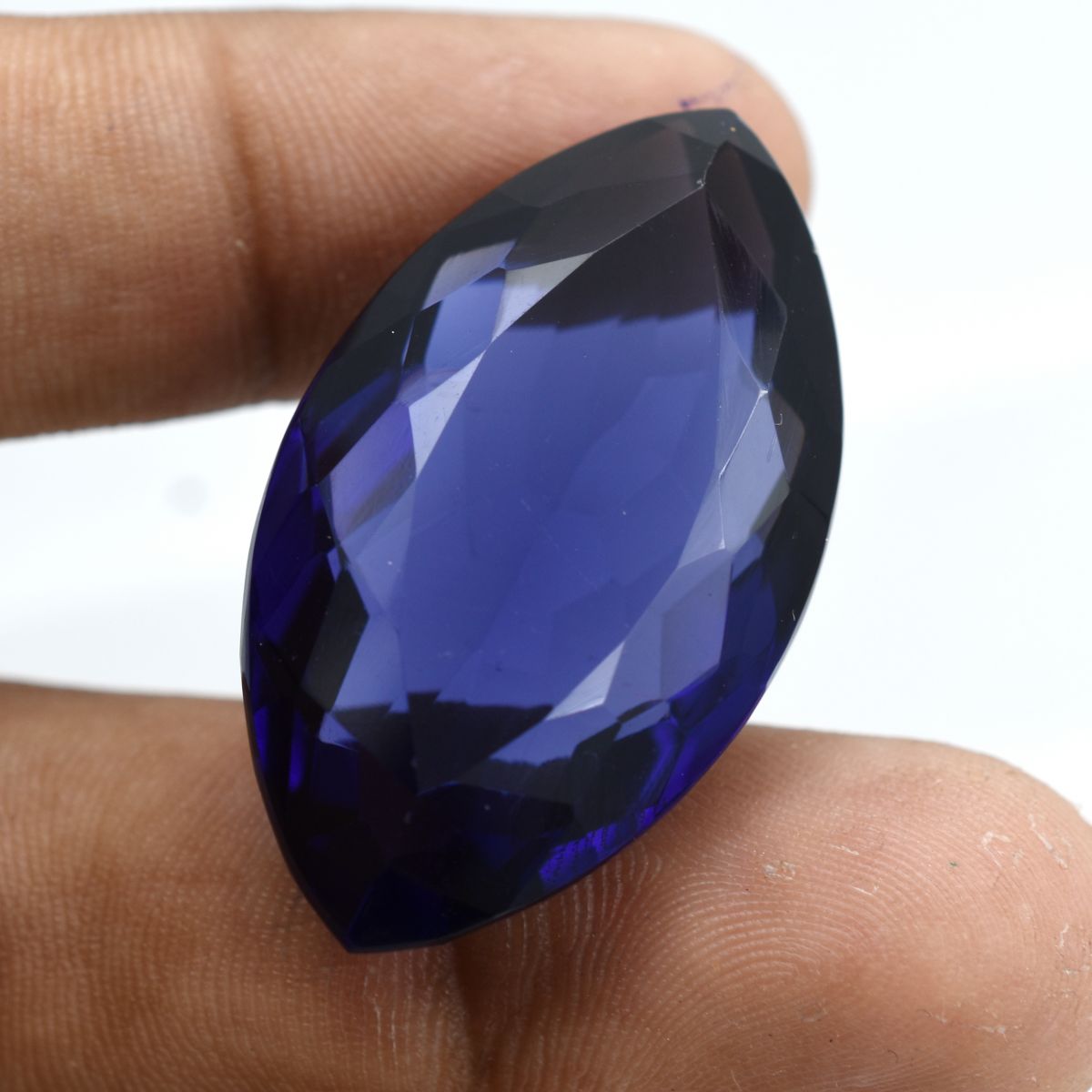 66.65 Ct Genuine Marquise Cut Natural Purple Amethyst Loose Gemstone CERTIFIED