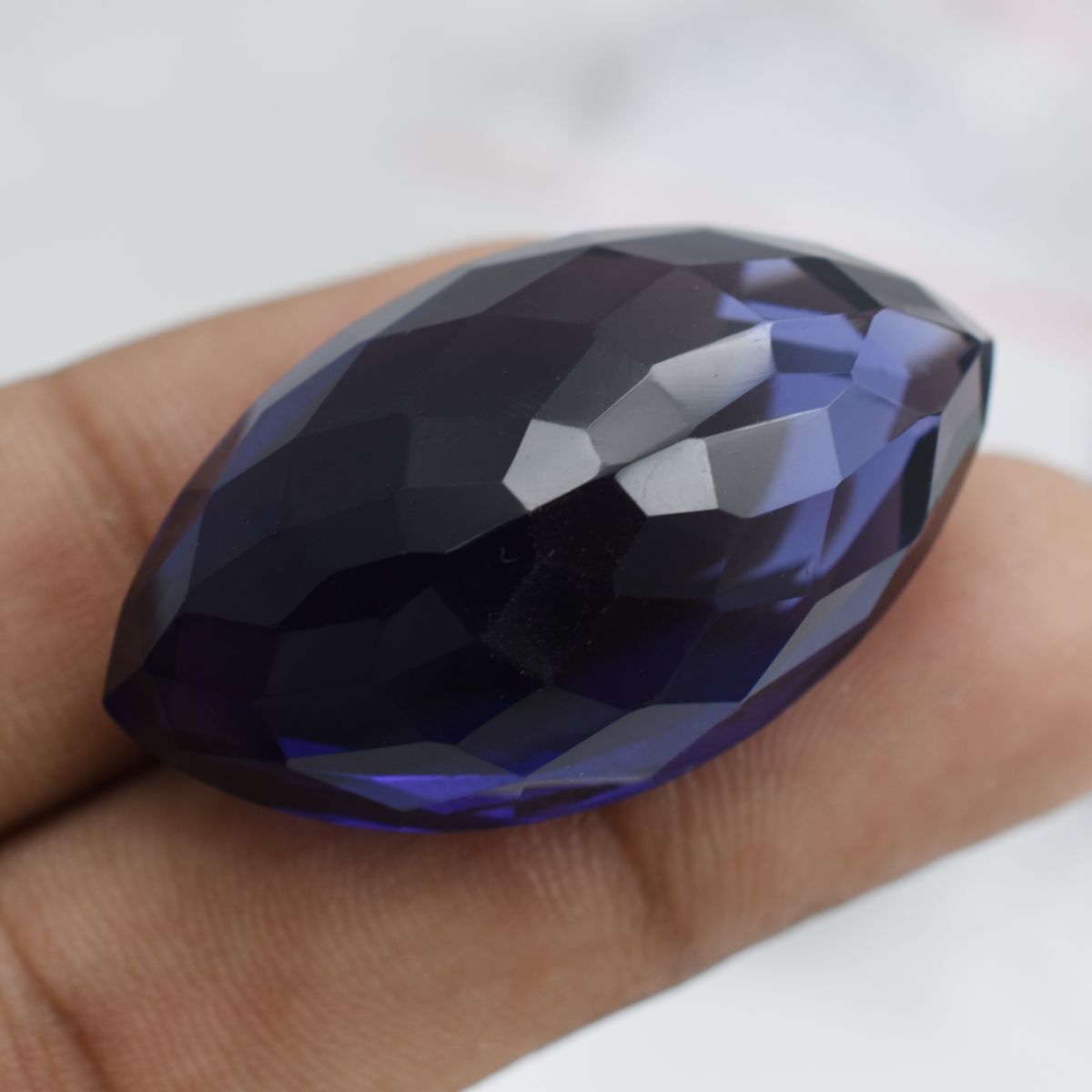 66.65 Ct Genuine Marquise Cut Natural Purple Amethyst Loose Gemstone CERTIFIED