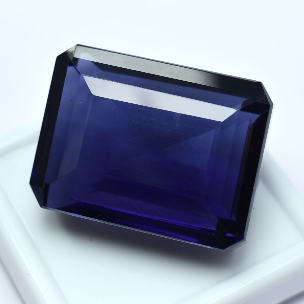 116.00 Ct Emerald Cut AA+ CERTIFIED Natural Purple Amethyst Loose Gemstone