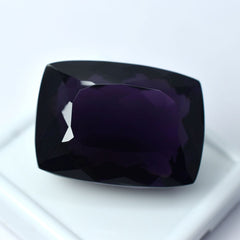 Extremely Genuine 92.35 Ct CERTIFIED Natural Purple amethyst Cushion CUT Gems