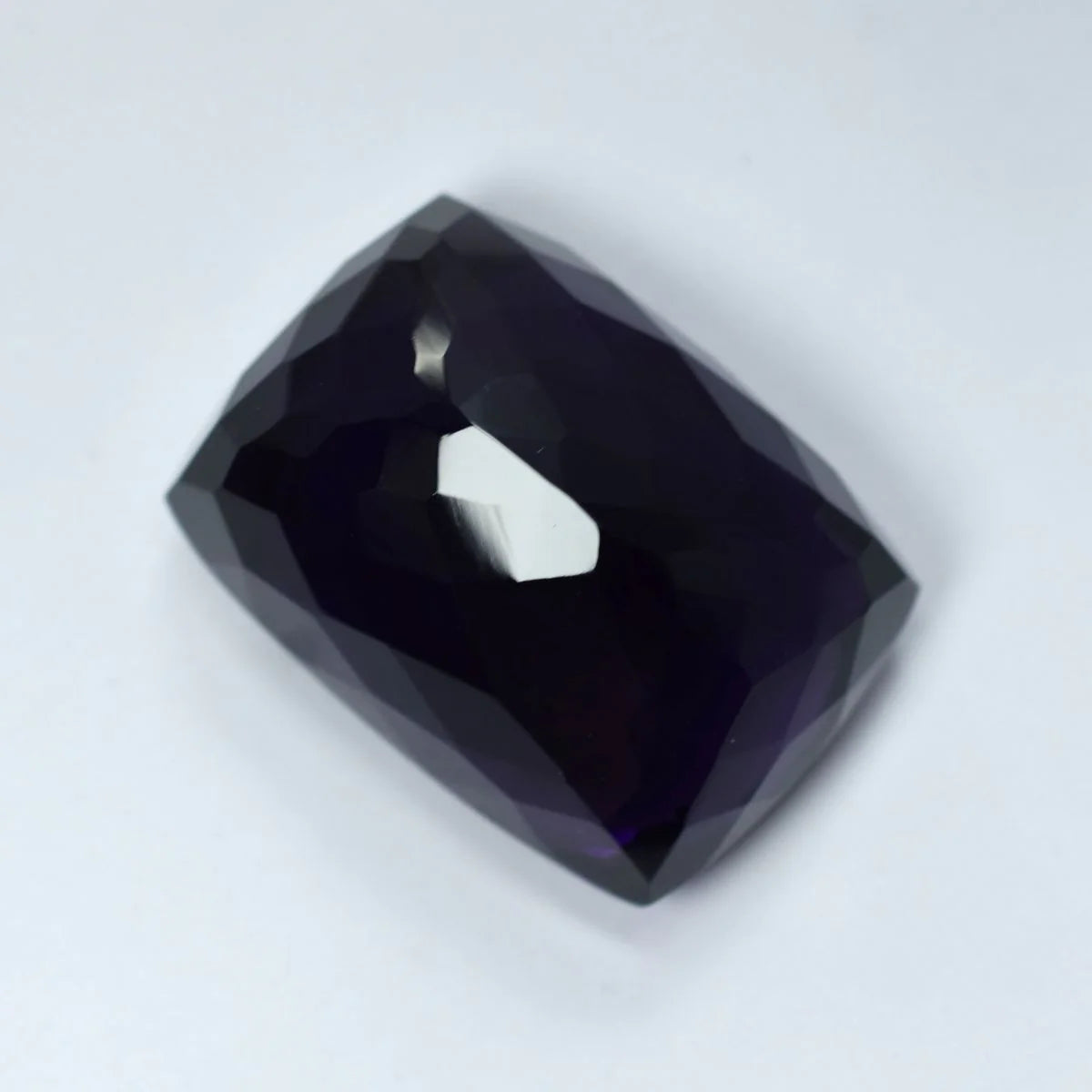 Purple Amethyst Cushion Cut Gemstone 92.35 Ct Certified by gemsbuild