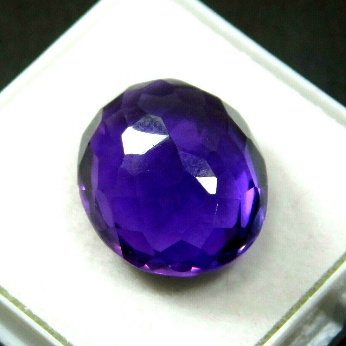 10 Ct Natural Loose Gemstone Purple Amethyst Brazilian Oval Cut CERTIFIED