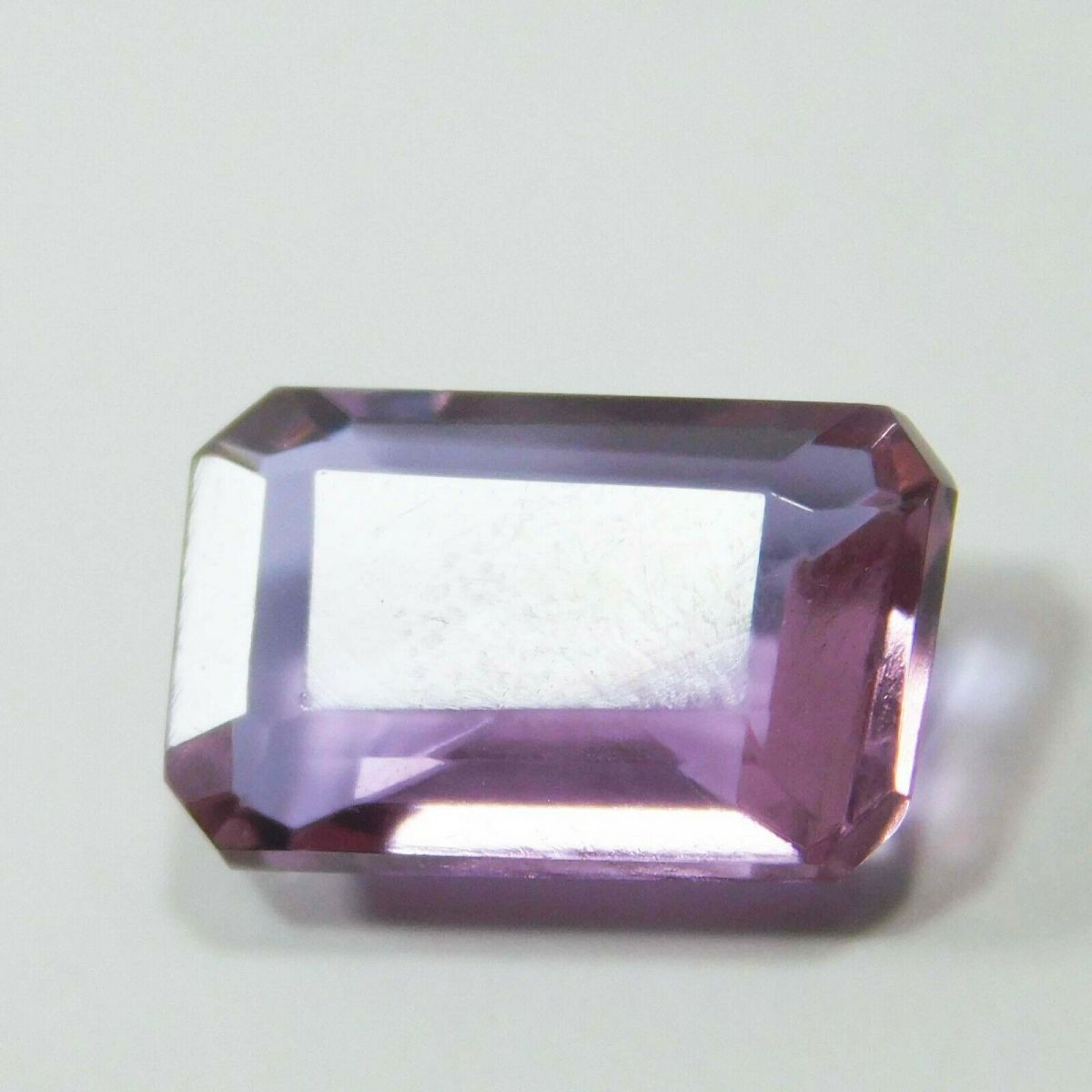 Natural Amethyst Baguette Shape Certified 4.20 ct Purple Loose Gemstones