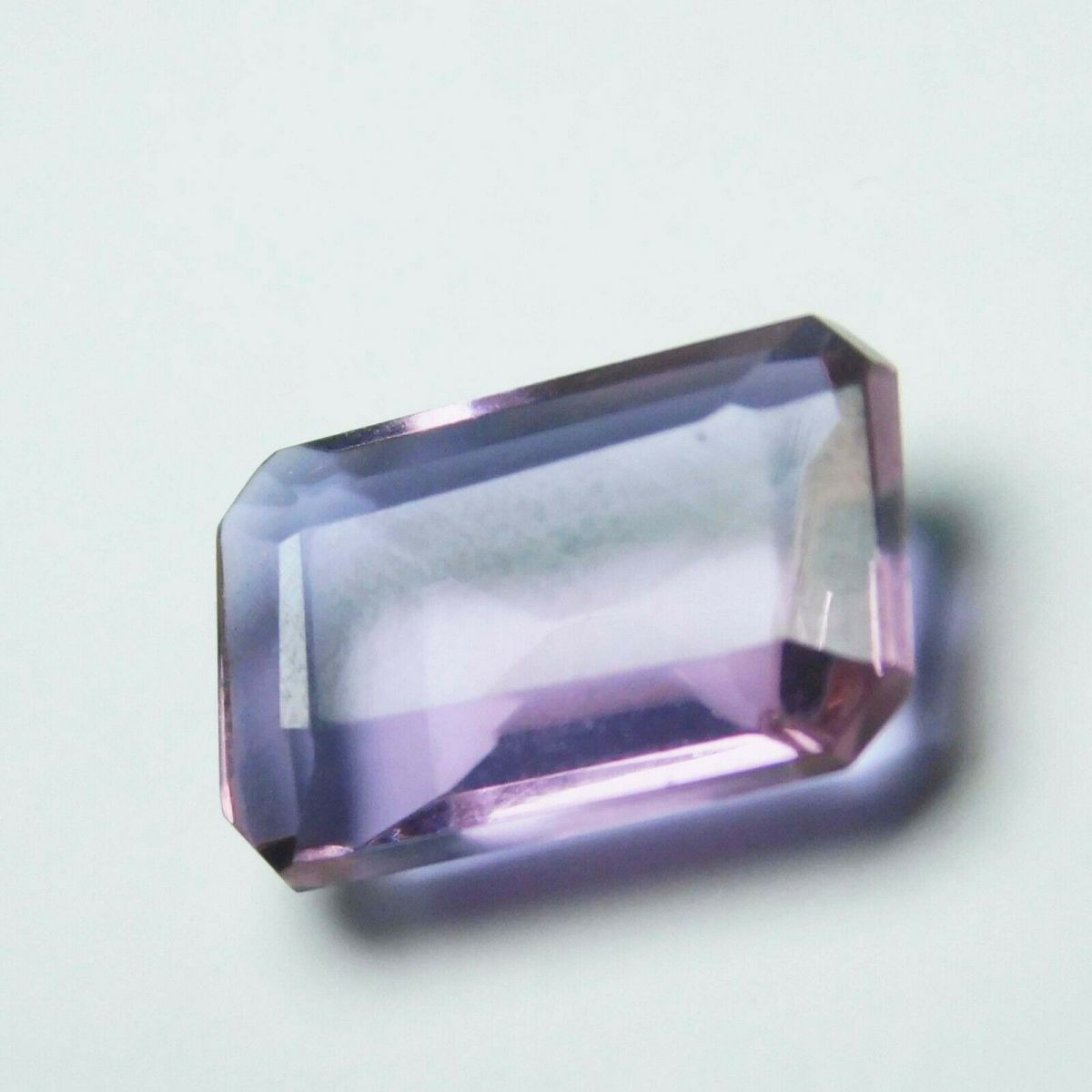 Natural Amethyst Baguette Shape Certified 4.20 ct Purple Loose Gemstones