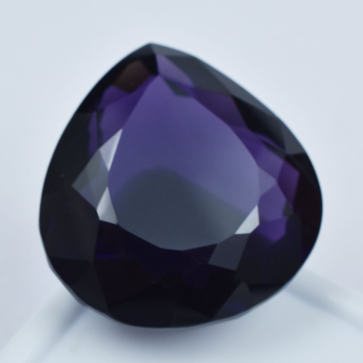 68.10 Ct Natural Purple Amethyst PEAR Cut Loose Gemstone CERTIFIED