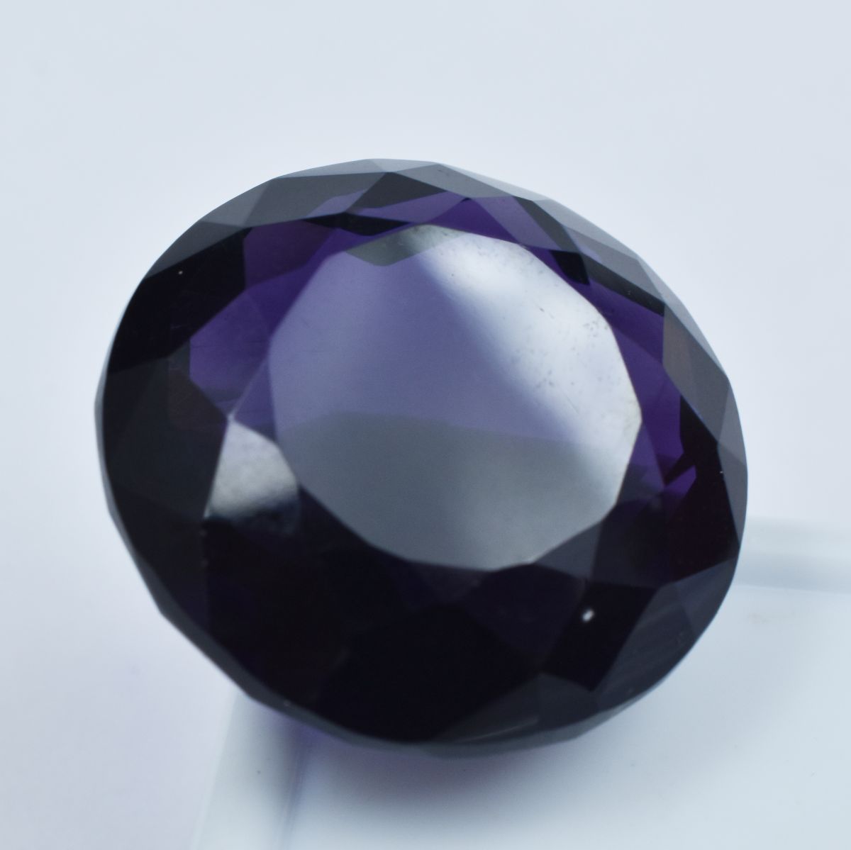 Purple Amethyst Natural 63.70 Ct Round Cut CERTIFIED Loose Gemstone