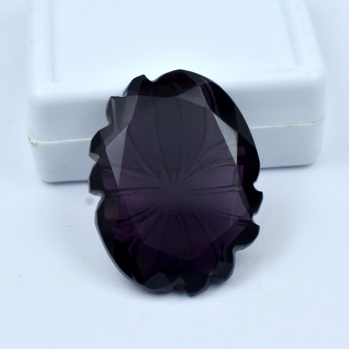 Oval Cut 46.40 Carat CERTIFIED Purple Amethyst Natural Loose Gemstone