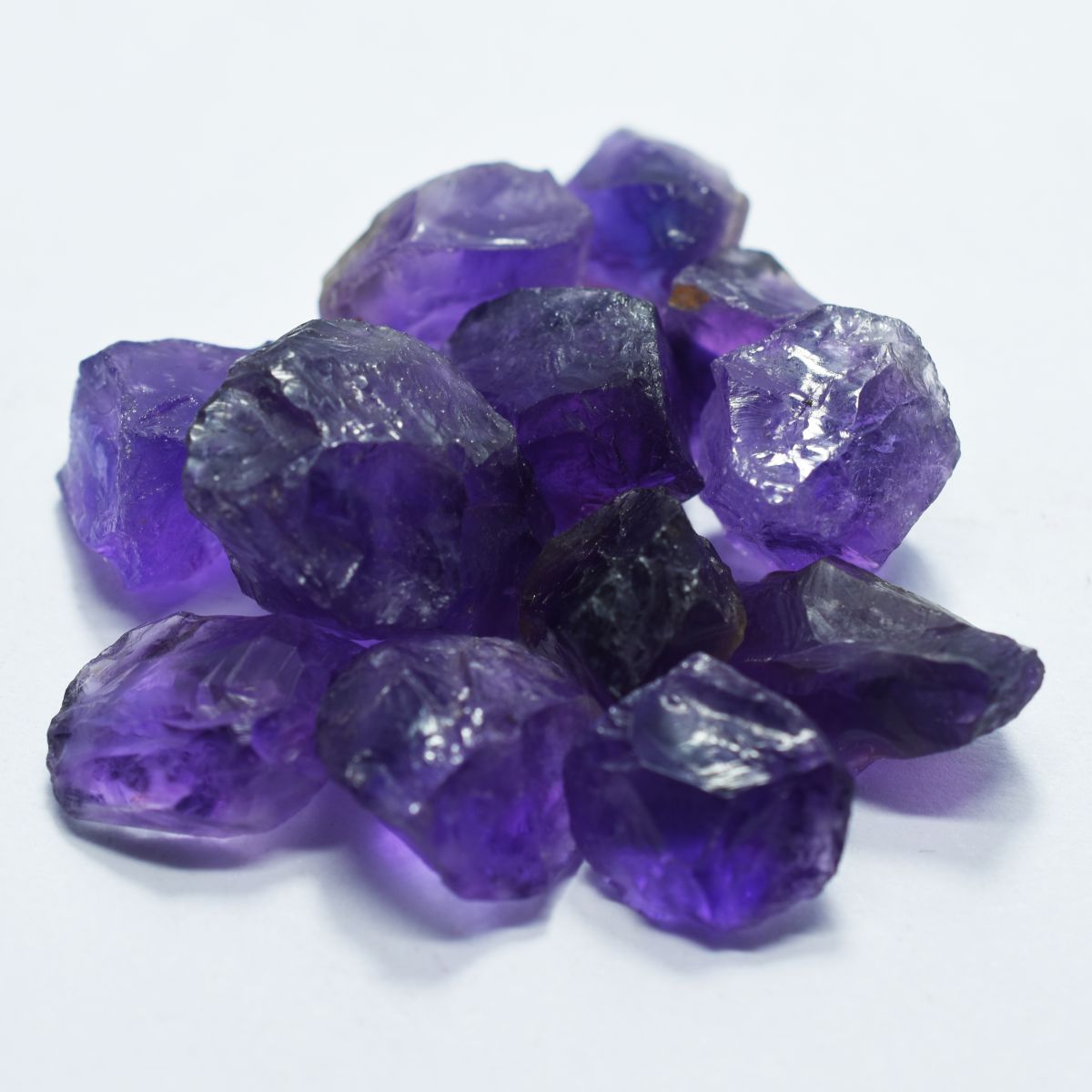 118.00 Ct CERTIFIED Natural Purple Amethyst Rough Lot Uncut Raw Loose Gemstone