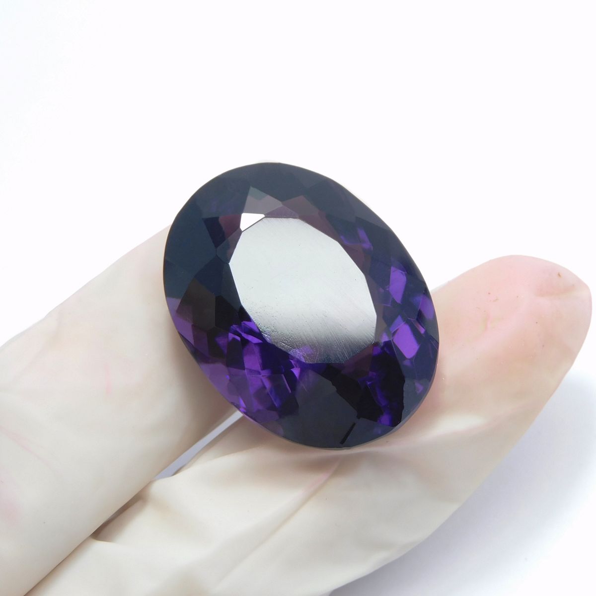 Stunning Oval Cut Natural Purple Amethyst 45.70 Ct CERTIFIED Loose Gemstone