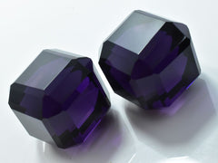 Stunning Cube Cut Purple Amethyst 96.95 Ct Natural Loose Gemstone CERTIFIED