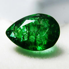 Untreated Green Colombian Emerald 3 Ct Natural CERTIFIED Loose Gemstone