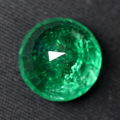 10.70 Carat Round Cut Natural Green Emerald Loose Gemstone CERTIFIED