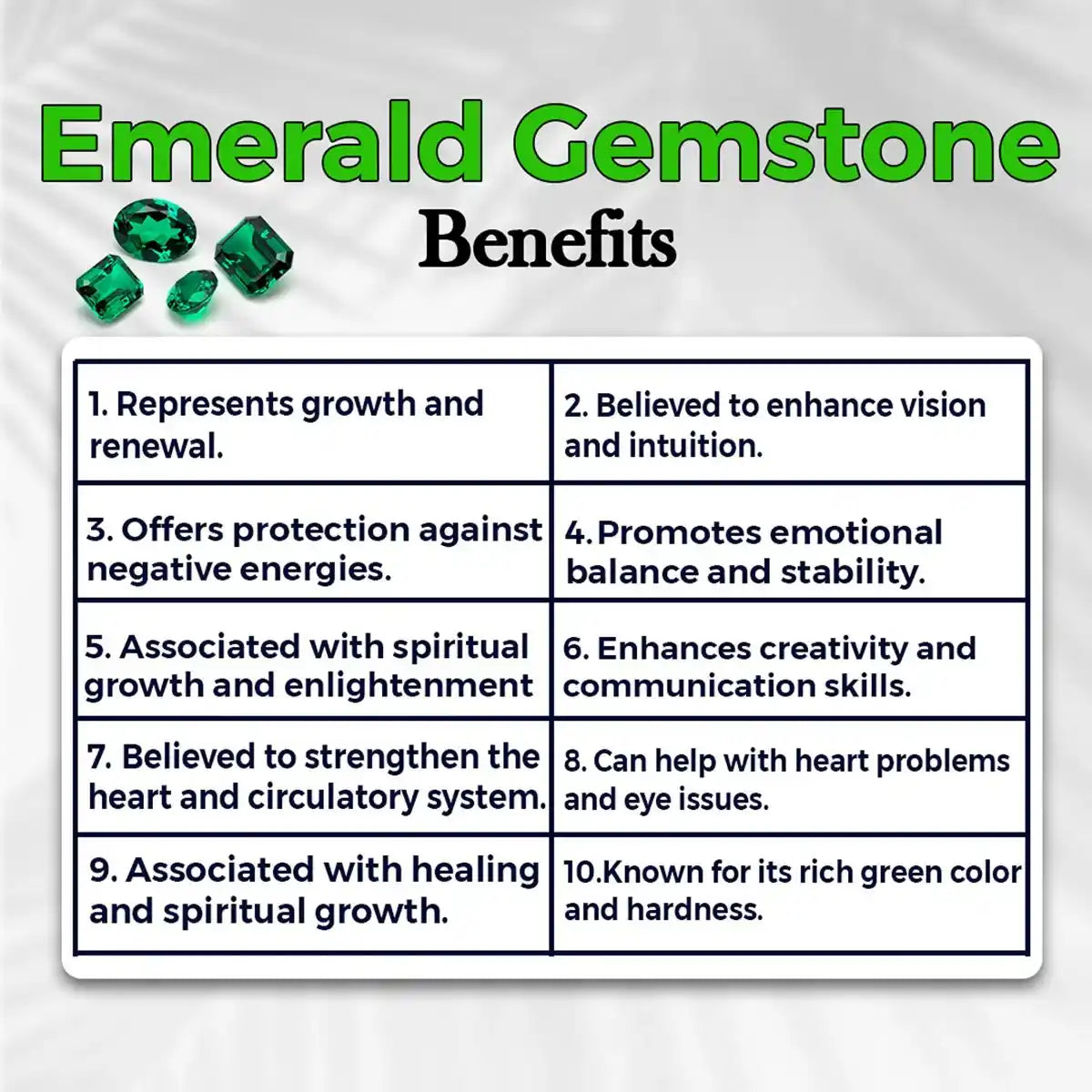 authentic emerald