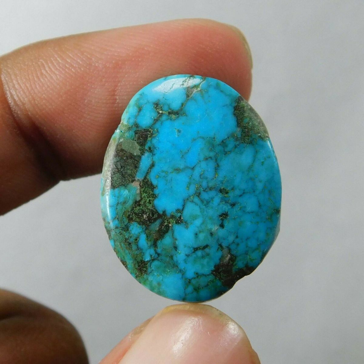 33.15 Ct CERTIFIED Natural Turquoise Loose Gemstone Oval Cut Natural Blue