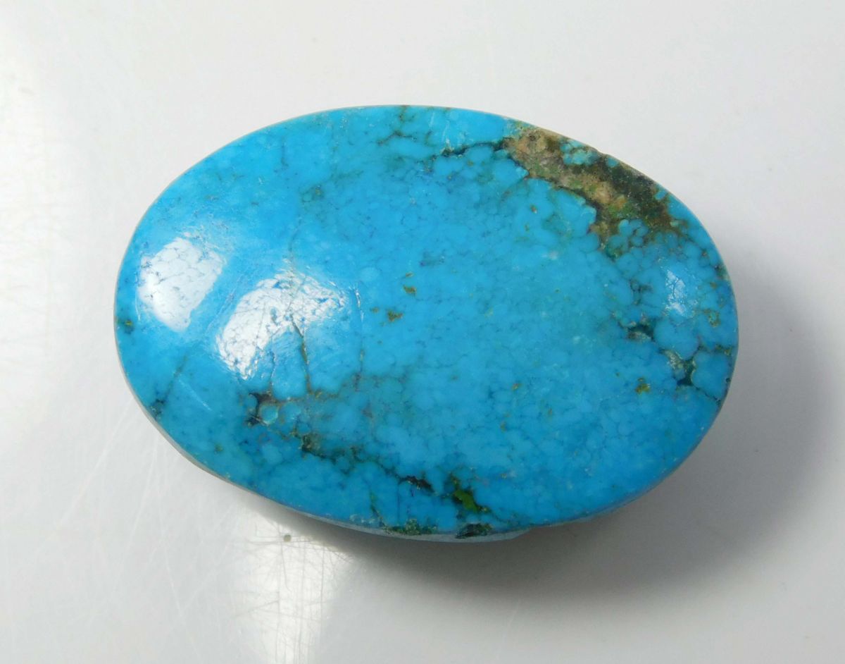 Beautiful Natural Blue Turquoise Oval 33.35 Ct CERTIFIED Loose Gemstones.