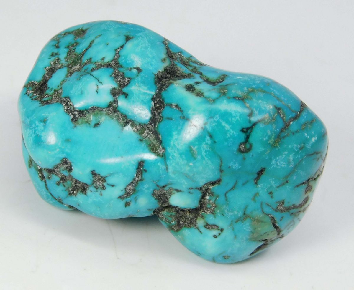 Uncut Rough Slab CERTIFIED 113 Ct Natural Arizona Loose Gemstone Blue Turquoise