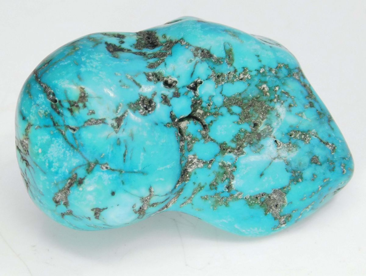 Uncut Rough Slab CERTIFIED 113 Ct Natural Arizona Loose Gemstone Blue Turquoise