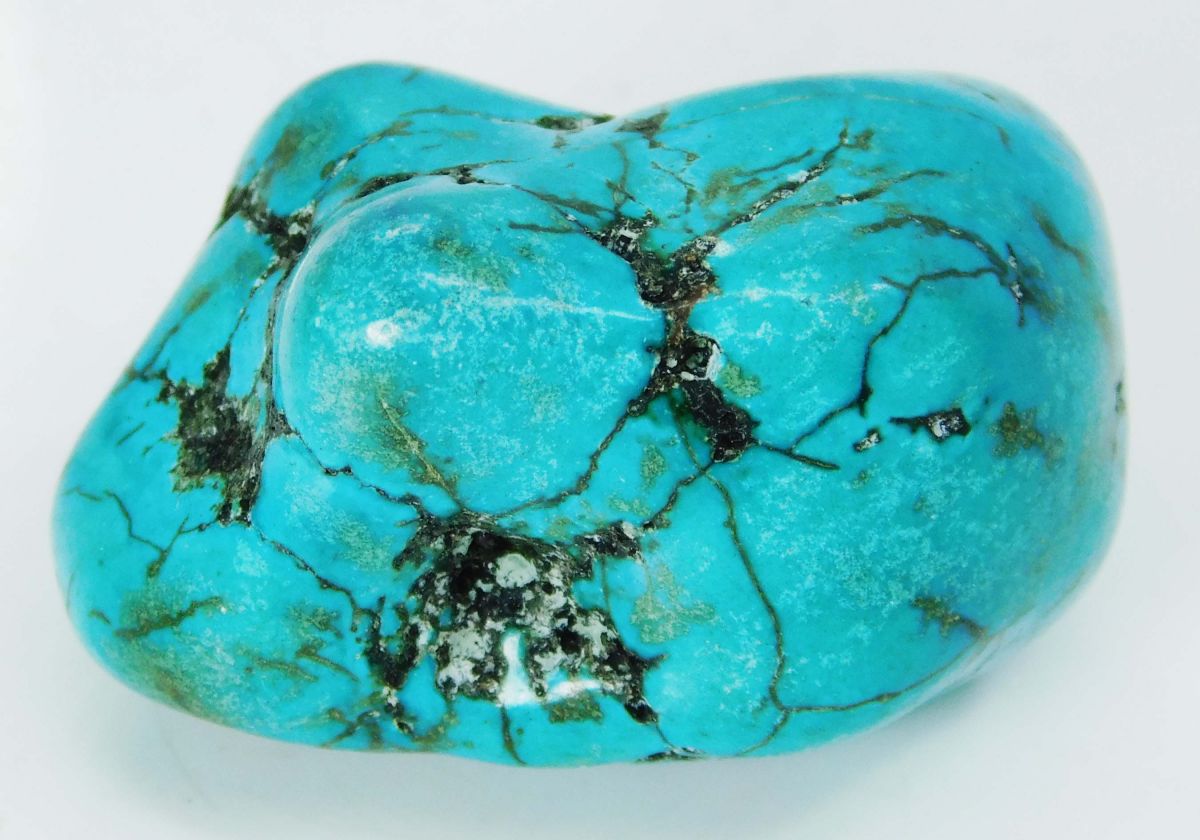 Blue Turquoise Rough 90 Carat Natural Arizona Slab CERTIFIED Loose Gemstone