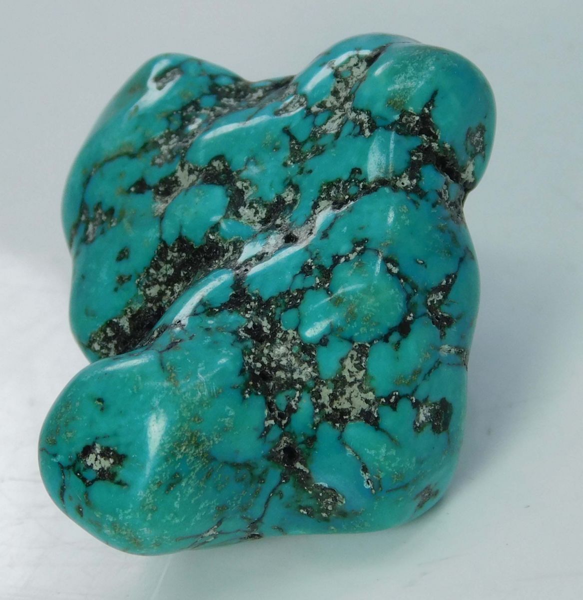 CERTIFIED Natural Arizona Rough Slab Loose Gemstone 117 Ct Blue Turquoise