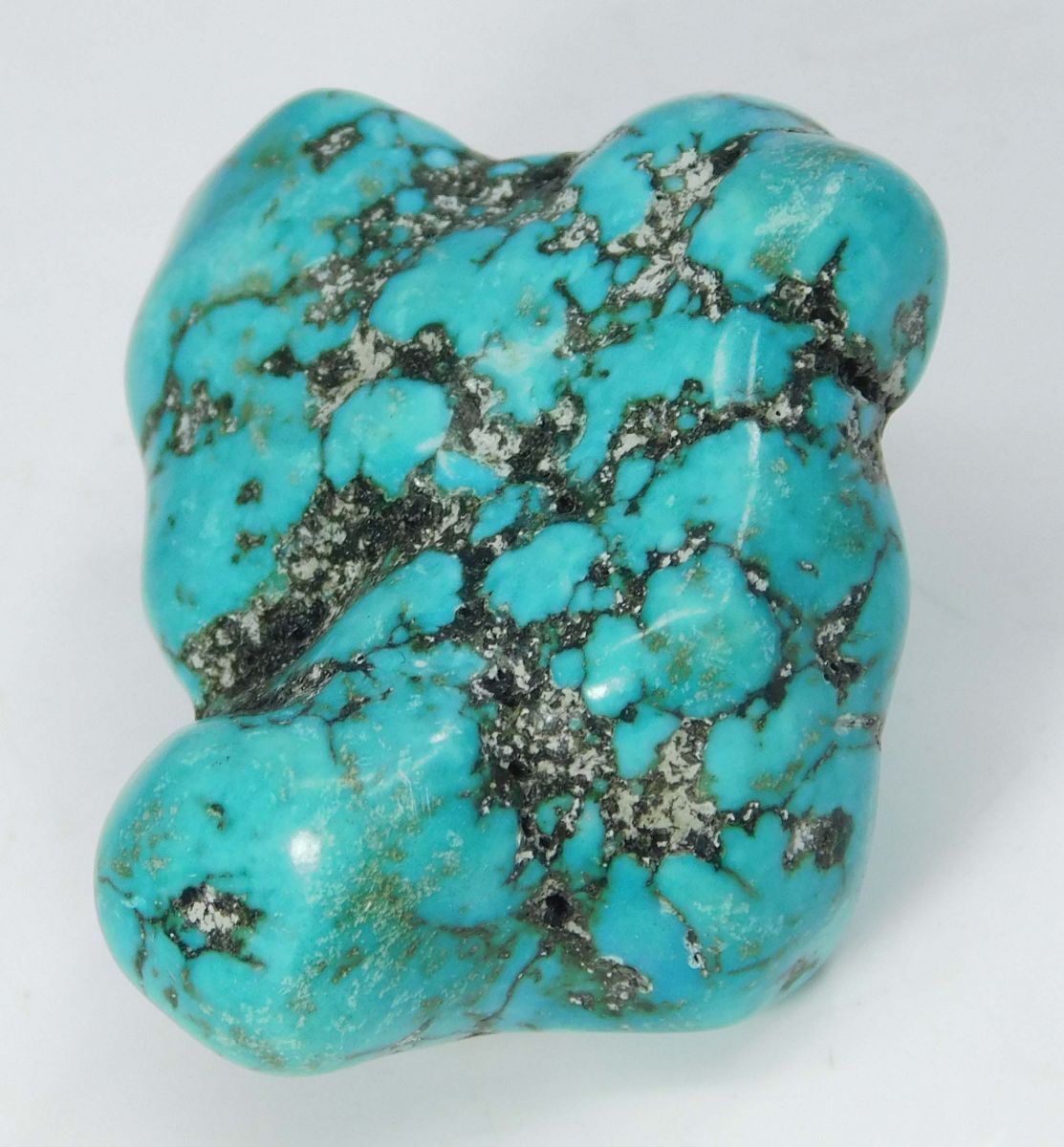 CERTIFIED Natural Arizona Rough Slab Loose Gemstone 117 Ct Blue Turquoise