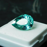 Certified natural green copper-bearing Paraiba tourmaline, 11.32 ct.