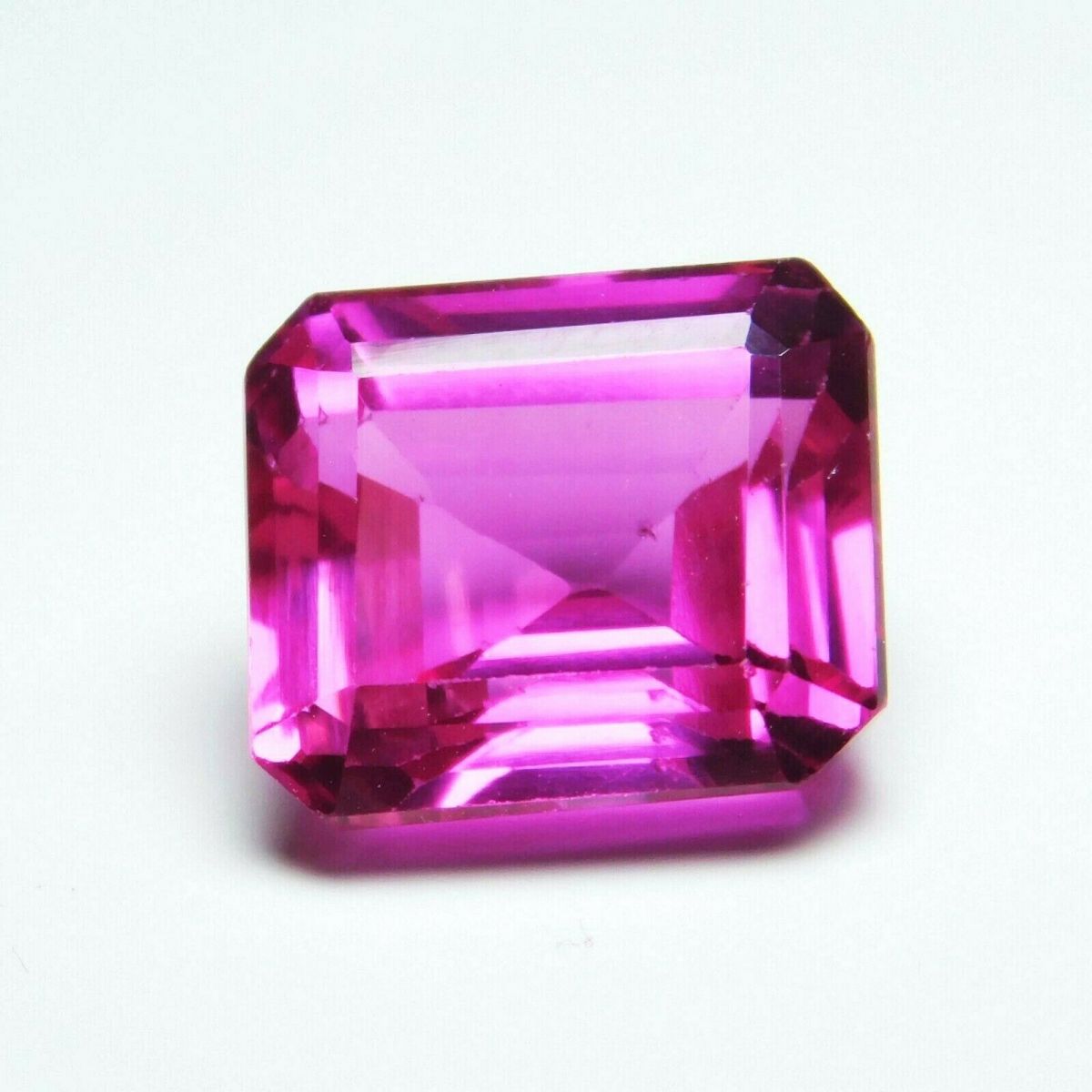 Stunning Natural Pink Tourmaline 7.90 Ct Loose Gemstone CERTIFIED Emerald Cut