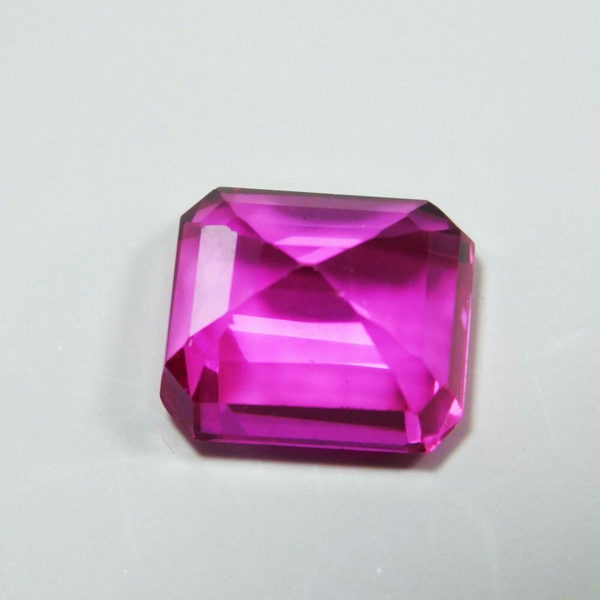 Stunning Natural Pink Tourmaline 7.90 Ct Loose Gemstone CERTIFIED Emerald Cut