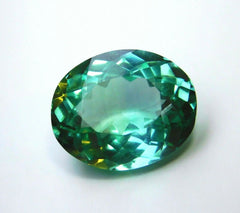 11.23 Ct Natural Pariba Tourmaline Certified Loose Gemstone Green Oval Cut