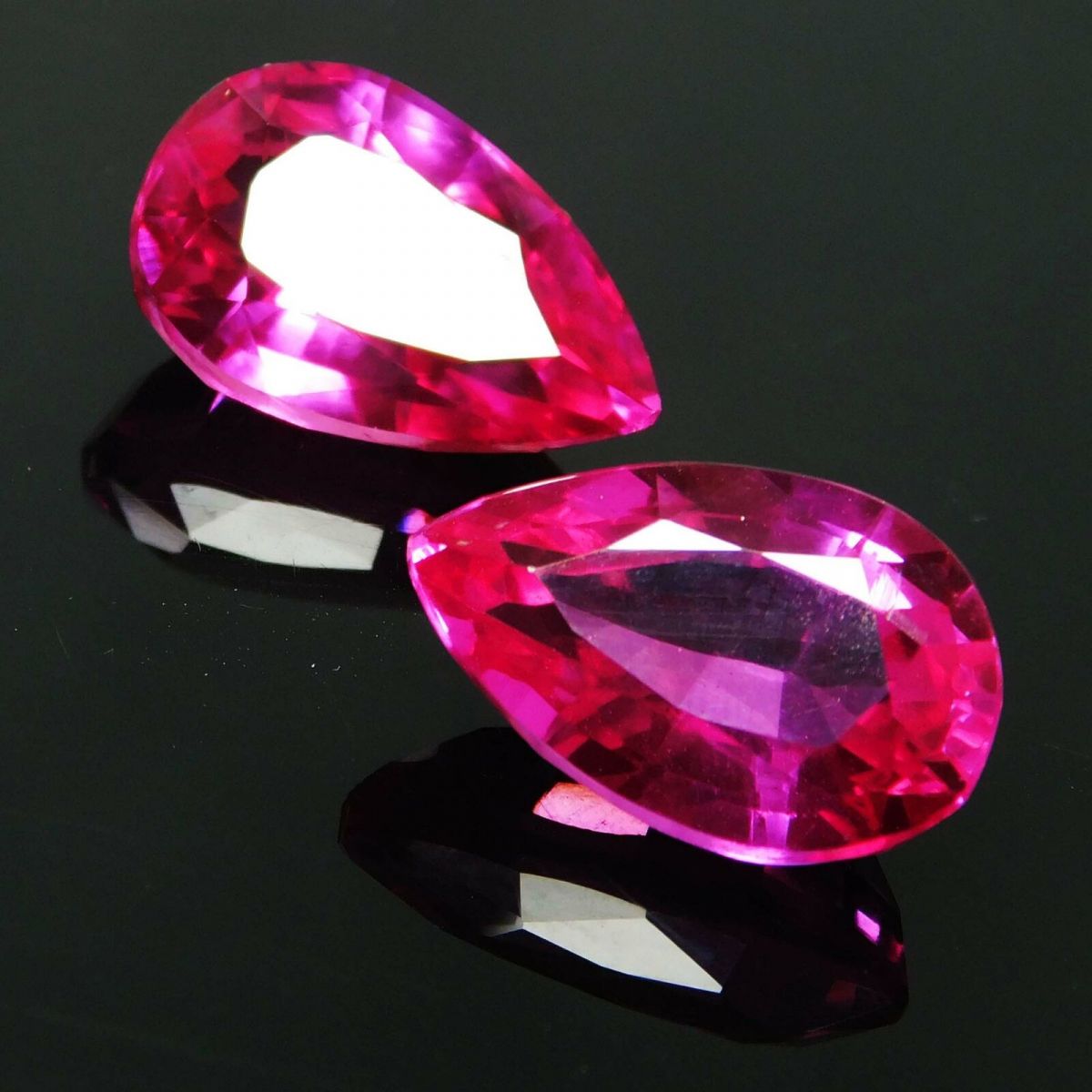 Pink Tourmaline 16.32 Carat Natural CERTIFIED Pear Cut Loose Gemstone Ring Size