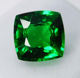 10 Ct Natural Tourmaline Green Cushion Cut Certified Loose Gemstone Free Shipping