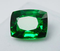 10 Ct Natural Tourmaline Green Cushion Shape Certifeid Loose Gemstones