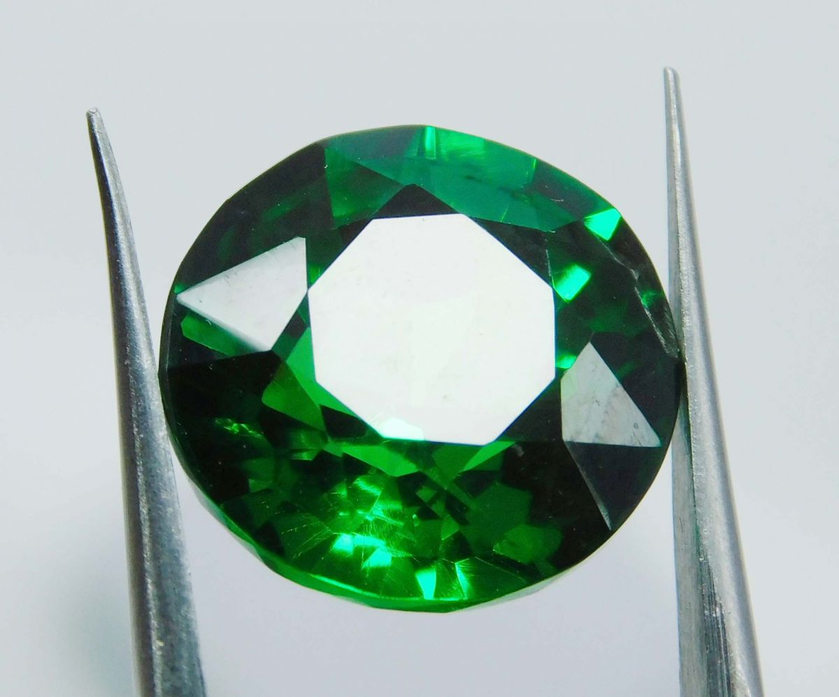 10 Ct Natural Tourmaline Green Round Shape Certifeid Loose Gemstones