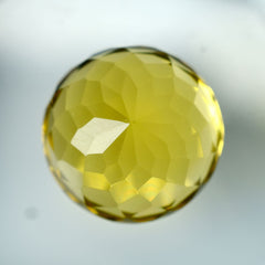 Round Cut Wonderful 15.15 Ct Natural Yellow Tourmaline Loose Gemstone CERTIFIED