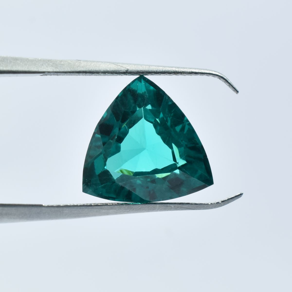 Trillion Cut 10.05 Ct NATURAL Green Tourmaline CERTIFIED Stunning Loose Gemstone