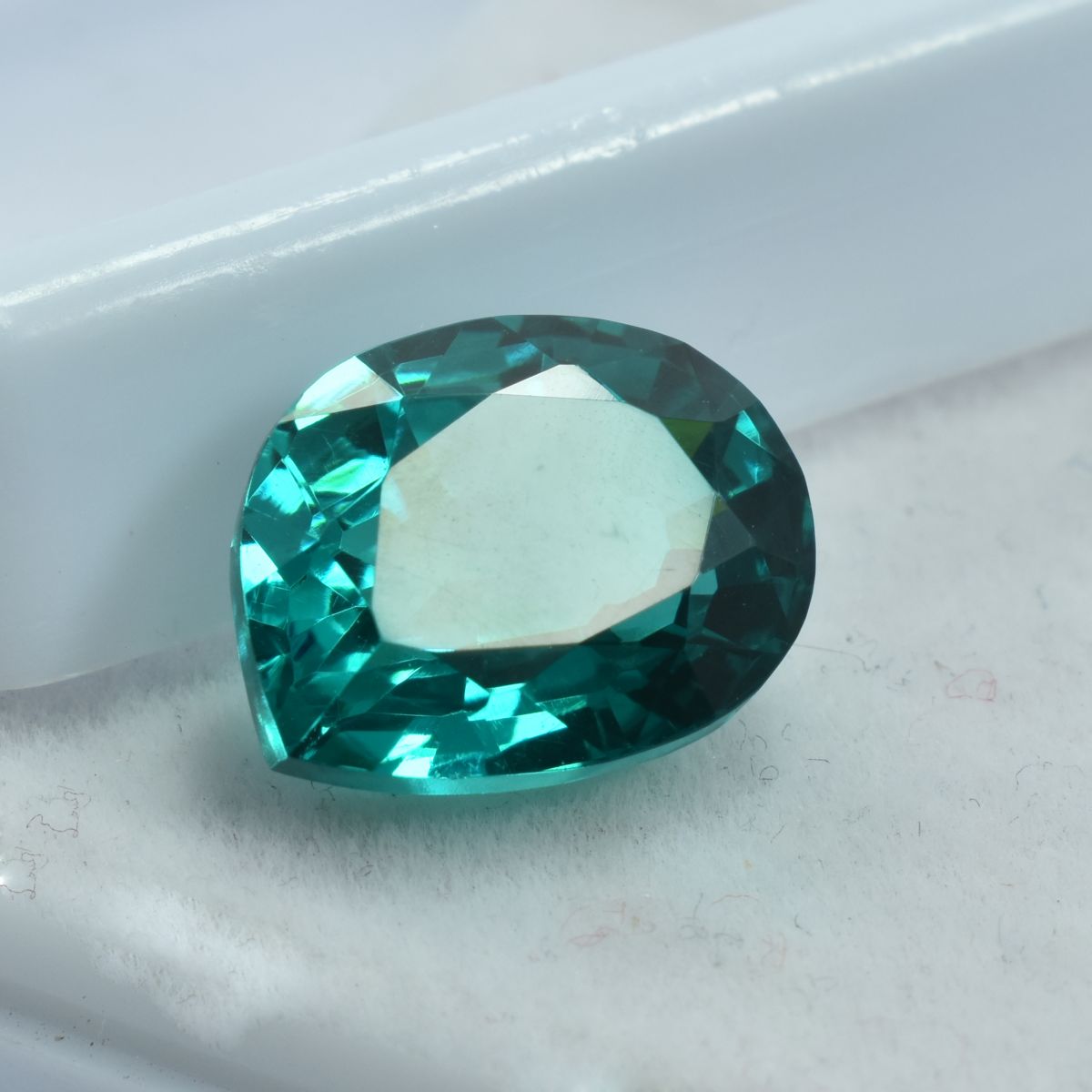 Fancy Cut 10.30 Ct NATURAL Green Tourmaline CERTIFIED Stunning Loose Gemstone.