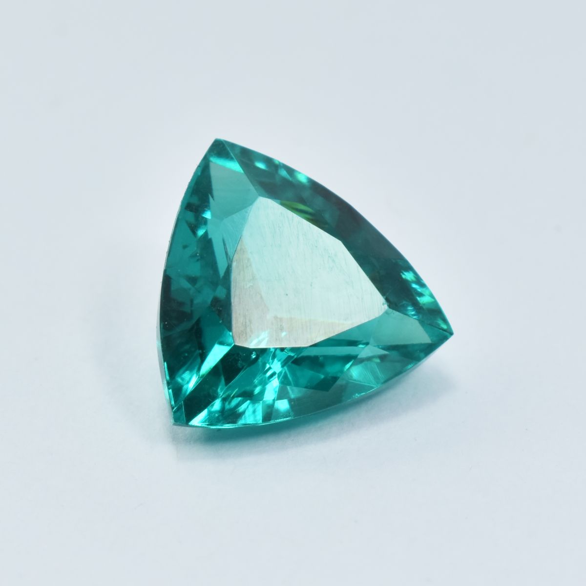 Brazilian 10.55 Ct Natural Tourmaline Loose Gemstone CERTIFIED Green Trillion