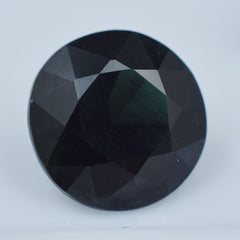 Round Cut Loose Gemstone 6.35 Carat CERTIFIED Natural Tourmaline Deep Green