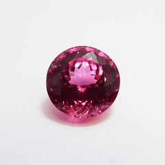 Stunning 23.70 Ct CERTIFIED Natural Pink Tourmaline Round Cut Loose Gemstone