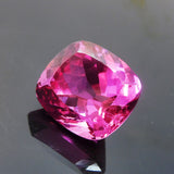 36.50 Carat Natural Pink Tourmaline | Certified Cushion Cut Loose Gemstone (Pendant Size)