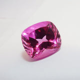 Natural Pink Tourmaline 36.50 Ct – Certified Cushion Shape Loose Gem for Pendan