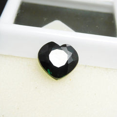 6.65 Ct Natural Tourmaline Green Heart Cut CERTIFIED Loose Gemstones