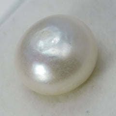 7.45 Ct 11 MM White MABE South Pacific SEA CERTIFIED Loose Gemstones PEARL.