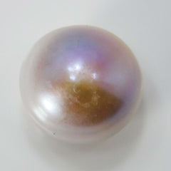 CERTIFIED 11 MM White MABE South Pacific SEA Loose PEARL Ring Size