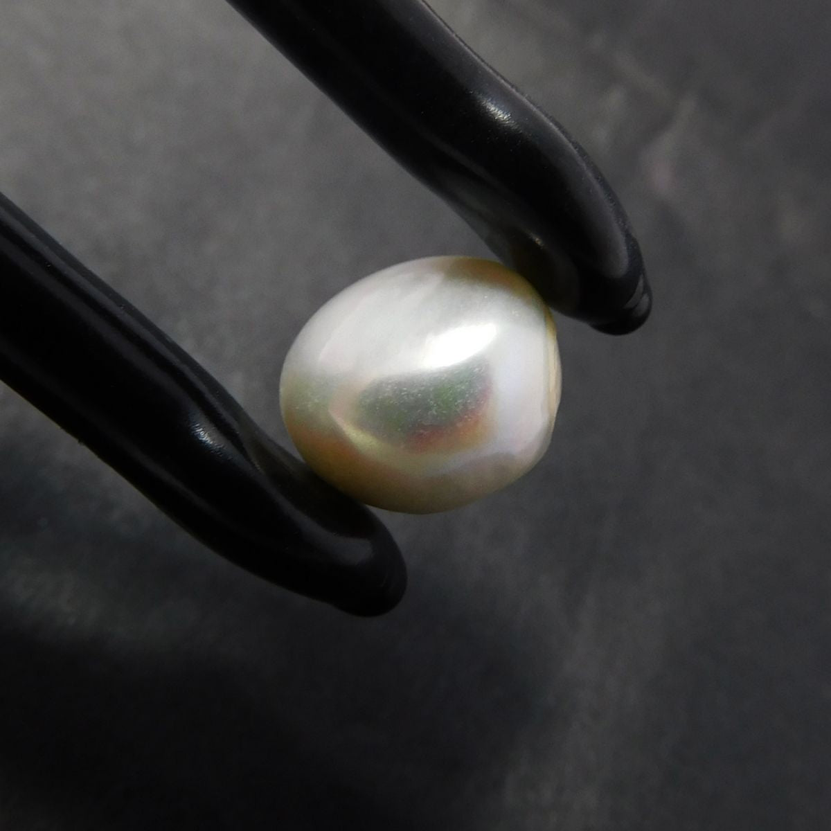 Natural White Pearl 6.35 Ct CERTIFIED Mabe South Pacific SEA Round Cut Loose Gem