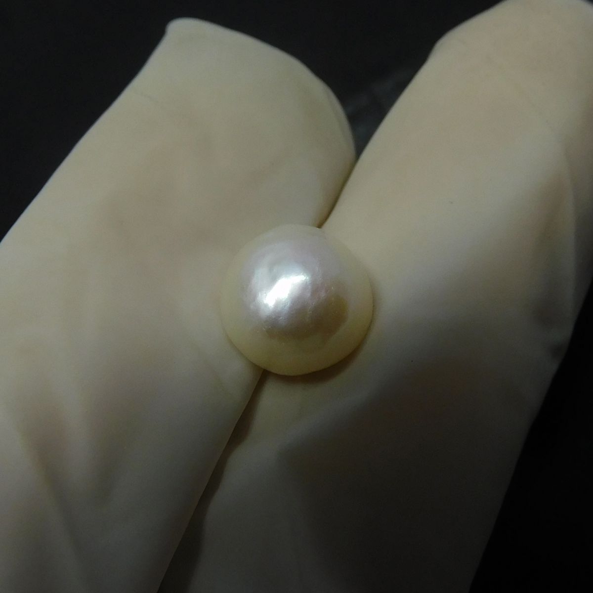 Natural White Pearl 3.25 Ct CERTIFIED Mabe South Pacific SEA Round Cut Loose Gem