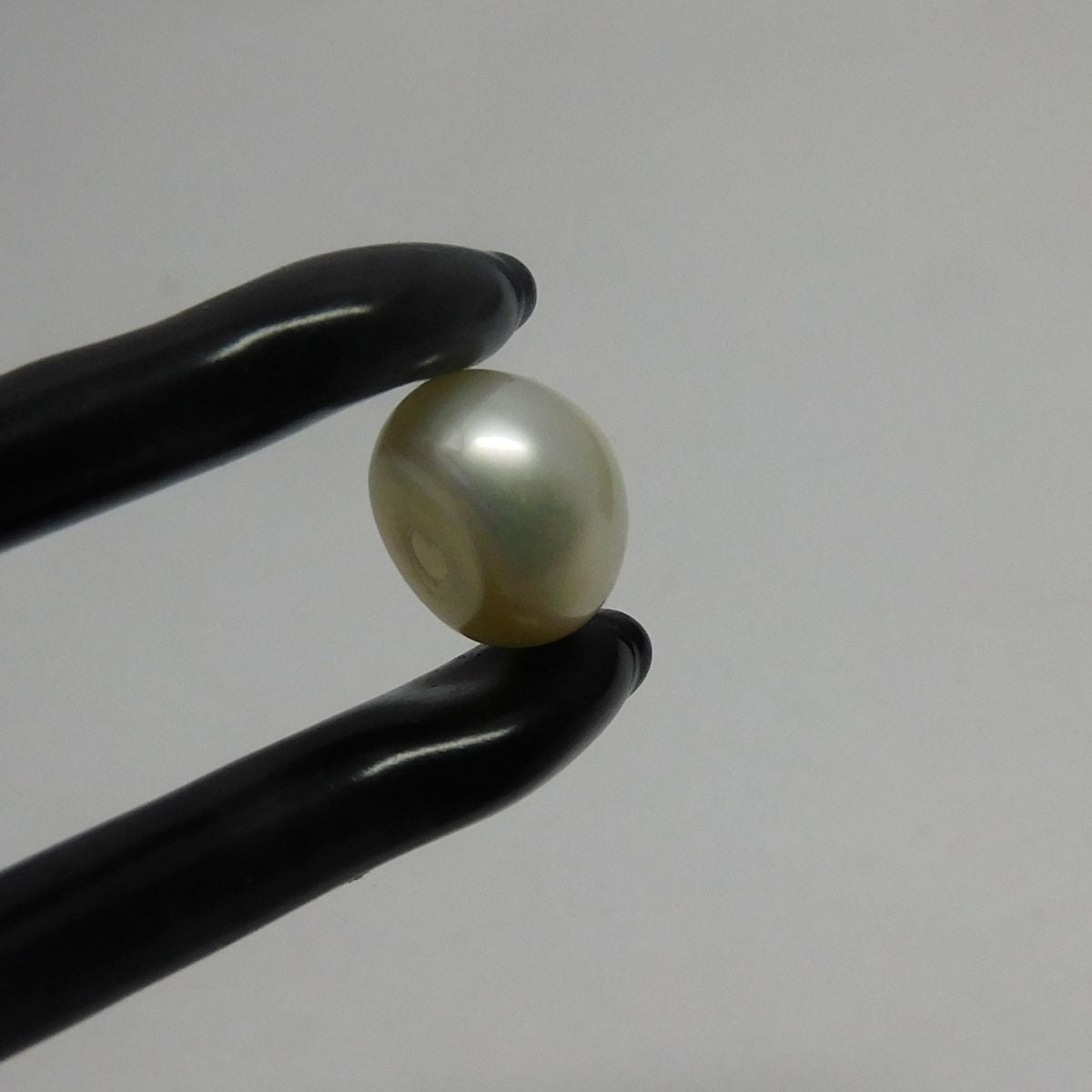 3.75 Ct Sea Pearl Natural White Mabe Loose Gemstone CERTIFIED Perfect Round Cut