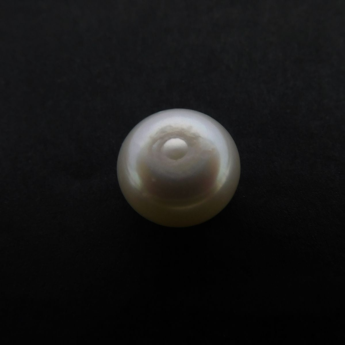 3.75 Ct Sea Pearl Natural White Mabe Loose Gemstone CERTIFIED Perfect Round Cut